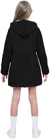 SNUG STYLISH BinpaW Girls Hooded Trench Coat