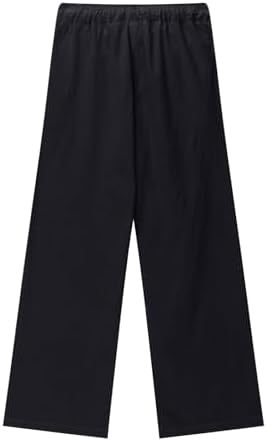 Casual Cotton Linen Pants Summer Lightweight Lounge relieving day