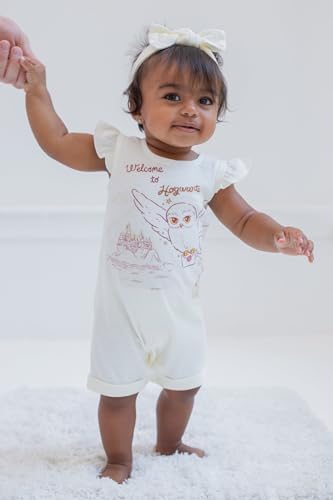 Harry Potter Charm Style - Hedwig Owl Romper Headband for Baby