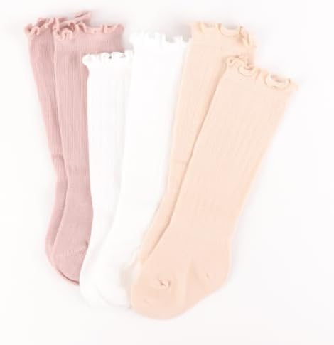 DRESHOW BQUBO Baby Girls Knee-credits Socks