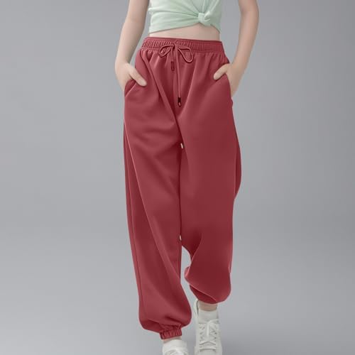High-Waisted Pocketed Joggers for Boys and Girls