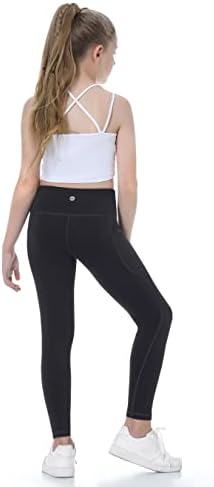 Ewedoos Kids Stretchy athletic leggings for girls soft breathable and stylish