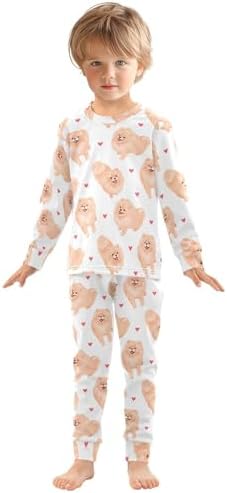 WIFIU Soft Cotton 2 Piece Pajama Set for Kids