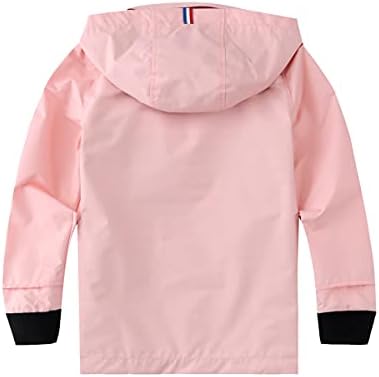Hiheart Boys Girls Waterproof Hooded Jackets