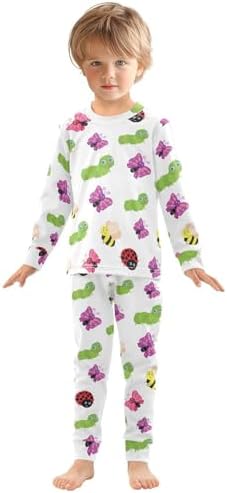WIFIU 2-Piece Long Sleeve Pajama Set for Girls