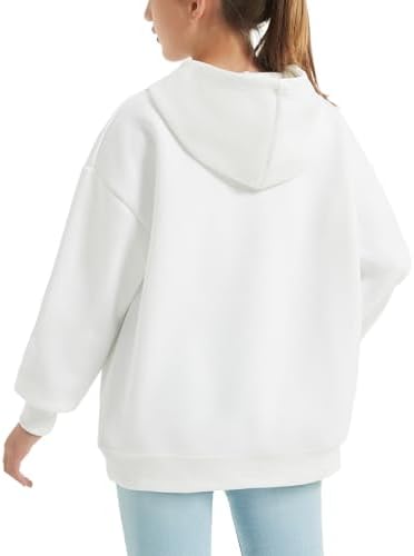EXARUS Girls Crop Graphic Hoodie
