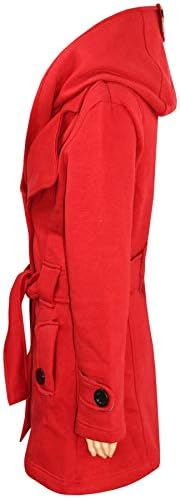 A2Z Boys GirlsDouble Breasted Overlap Lapel Parka Jacket