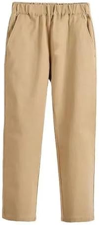 Elastic Waist School Pants for Kids 10-12 3T