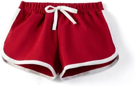 Kids Boys Girls Cotton Athletic Shorts for Running and Jogging