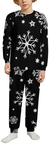MEIKKO Thermal Underwear for Kids Plaid Christmas Red Truck Boy Girl Unisex