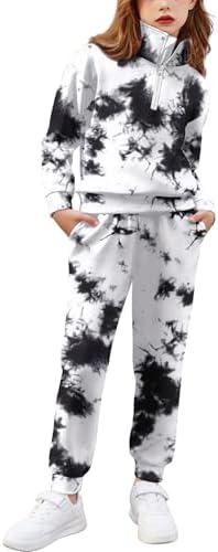 Arshiner Girls 2 Piece Sweatsuit Set