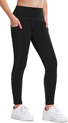 Ewedoos Kids Stretchy athletic leggings for girls soft breathable and stylish