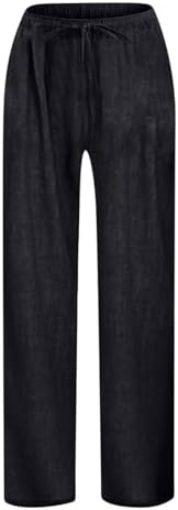 Casual Cotton Linen Pants Summer Lightweight Lounge relieving day