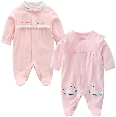 Infant Snug Romper 2-Pack with Cute Cartoon Print