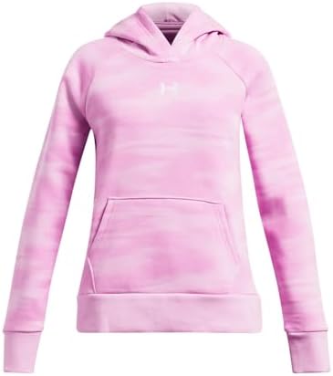 Under Armour Girls Rival Fleece Printed Hoodie