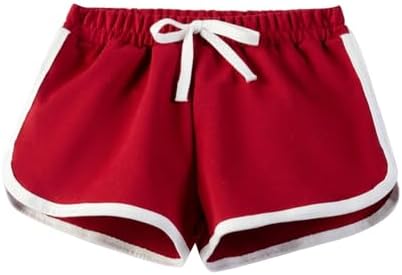 Kids Boys Girls Cotton Athletic Shorts for Running and Jogging