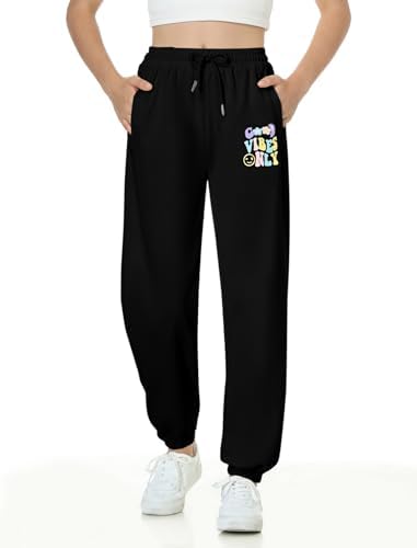 EXARUS Girls 3-Pack Letter Graphic Print Sweatpants