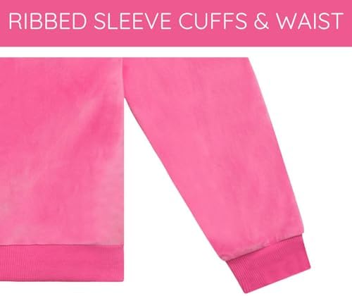 Hello Kitty Girls Set FleeceDrop Shoulder Sweatshirt Jogger Pants with Playful Design