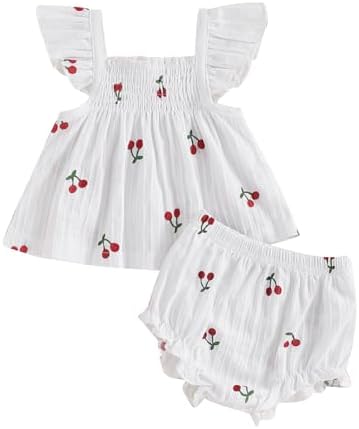 Infant Baby Girls 2PCS Summer Outfits
