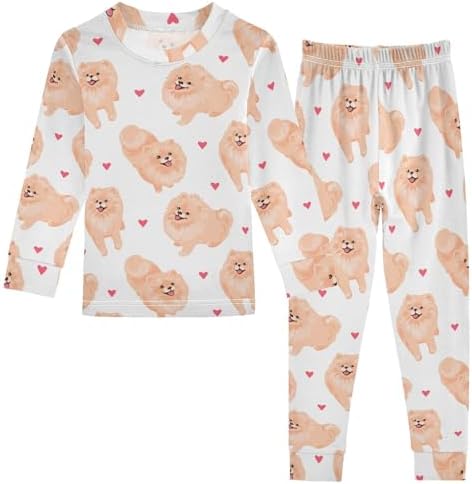 WIFIU Soft Cotton 2 Piece Pajama Set for Kids