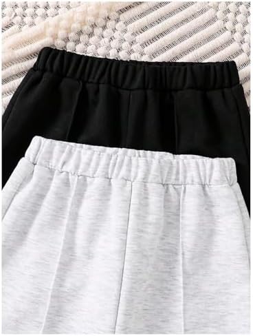 2-Piece elastic waistband track pants