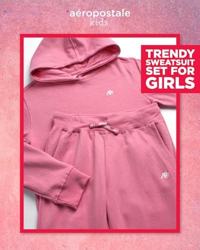 AEROPOSTALE Girls Fleece Hoodie Jogger Set
