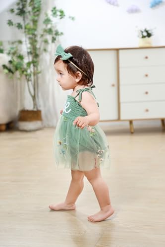Baby Girl 1st Birthday Romper