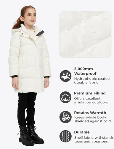 Warm Cozy Girls Winter Coat - Puffer Jacket