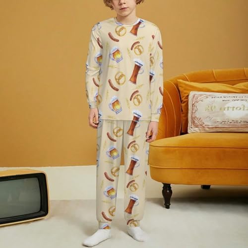 Thermal Underwear for Kids pumpkin-themed Unisex Base Layer Soft Comfortable