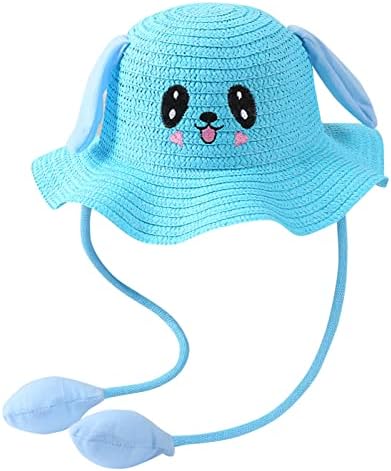 Adjustable Straw Hat Protective for Kids UPF 50