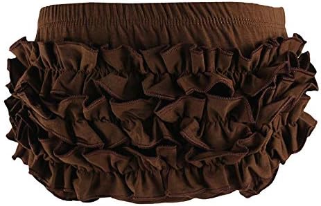 Stretchy Basic Cotton Diaper Cover Bloomers with Ruffles