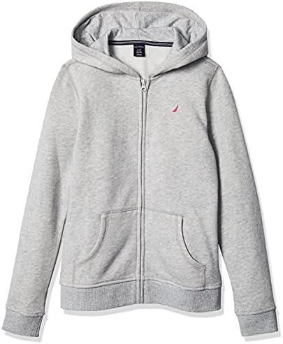 Nautica Girls Snug Fleece Full-Zip Hoodie