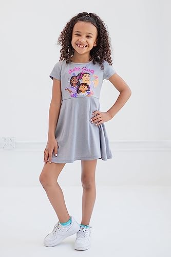 Disney Encanto Minnie Mouse Girls Short Sleeve Dress Headband