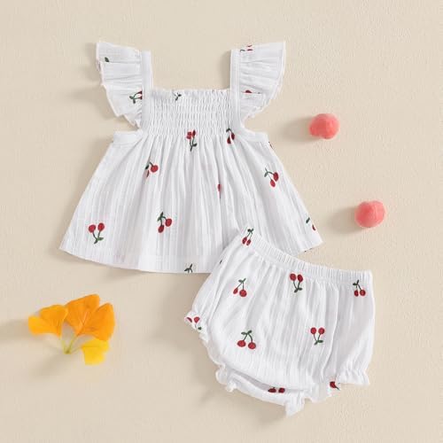 Infant Baby Girls 2PCS Summer Outfits
