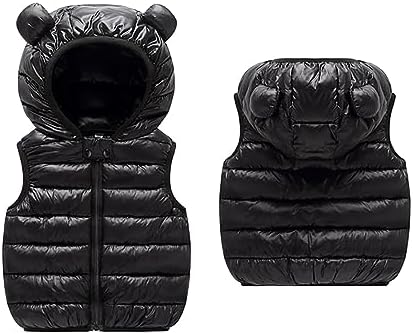 Newborn Toddler Cozy Down Jacket with Bear Ears