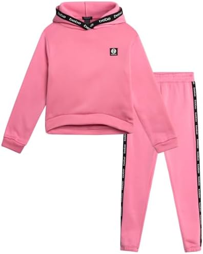 Bebe Girls Jogger Set - Fleece Style