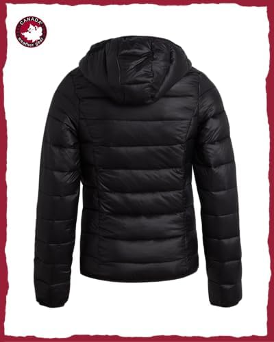 Canada Weathgabe Girls Puffer Jacket - Lightweight Durable Perfect for Kids 7-16