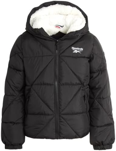 Stay Warm Style Comfort Reebok Girls Heavyweight Quilted Puffer Parka