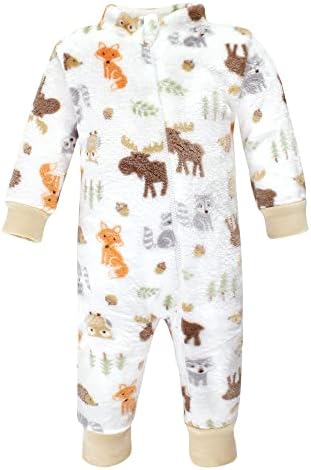 Hudson Baby - Cozy Plush Jumpsuits for Baby Girls Affordable Cozy Set