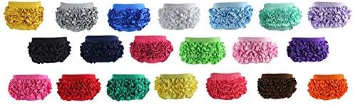 Stretchy Basic Cotton Diaper Cover Bloomers with Ruffles