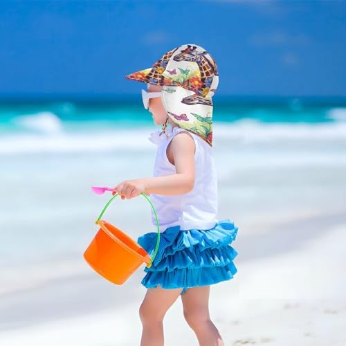 Emelivor Giraffe Butterflies Baby Sun Hat UPF 50