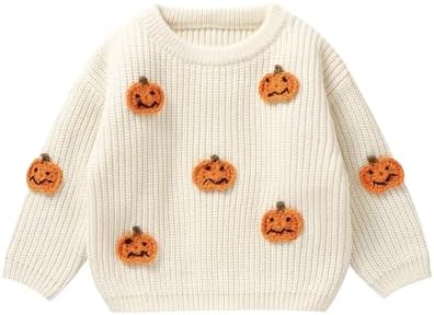 Cute Pumpkin Sweater for Kids