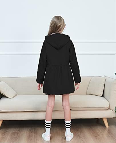 SNUG STYLISH BinpaW Girls Hooded Trench Coat