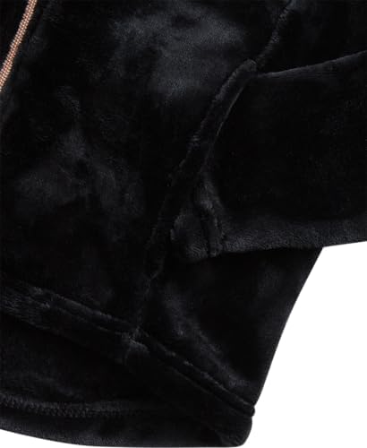 Body Glove Girls Plush Fleece Zip-Up Sweater