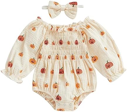 Cute Halloween Baby Girl Romper Dress