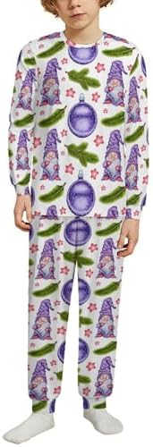 MEIKKO Kids Christmas dumped snowflakes Pajama Set