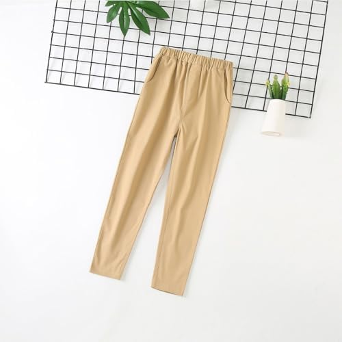 Elastic Waist School Pants for Kids 10-12 3T