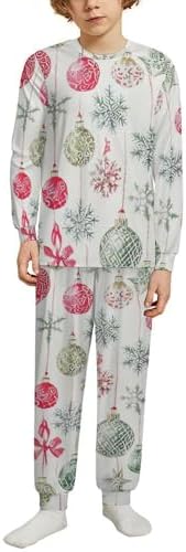 MEIKKO Christmas Kids Thermal Gnome Underwear Set