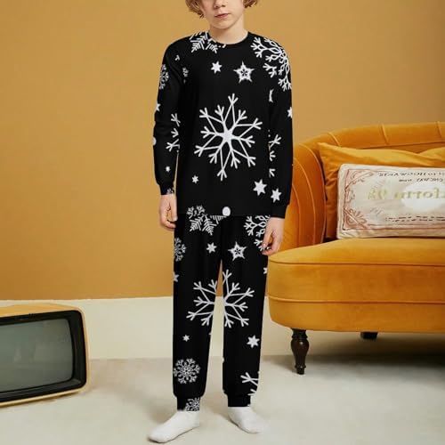 MEIKKO Thermal Underwear for Kids Plaid Christmas Red Truck Boy Girl Unisex
