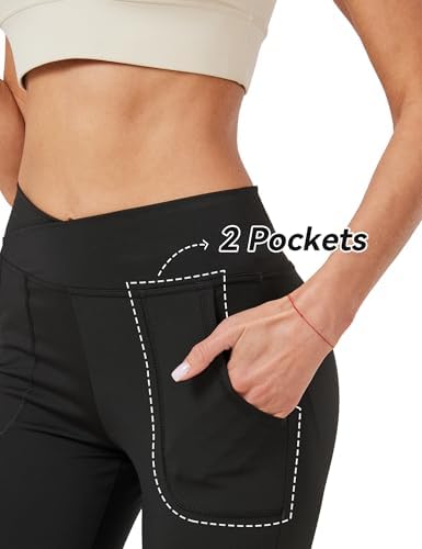 Jinhiteam Womens Tummy Control Workout Leggings